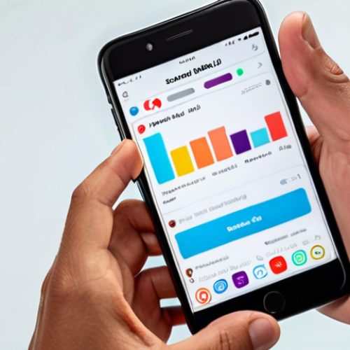 **

"Close-up of hands using a smartphone, brightly lit screen displaying an interactive social media poll with multiple colorful options. Focus on engagement and audience interaction. Modern, clean design aesthetic.  #SocialMediaGrowth #InteractiveContent #Engagement"

**